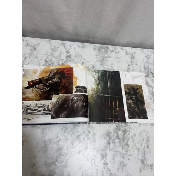 The Art Of Guild Wars 2 Hardcover Book SIGNED 128 PGS English Art 2007-2009 Blk - Picture 7 of 16
